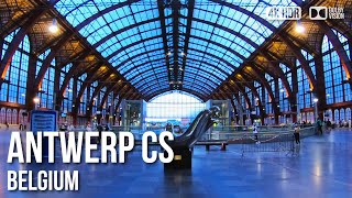 Antwerp Central Railway Station  🇧🇪 Belgium 4K HDR Walking Tour [upl. by Jackson147]