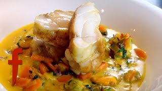 Gordon Ramsay Demonstrates How To Make Monkfish with a Mussel Broth  The F Word [upl. by Eitsrik163]