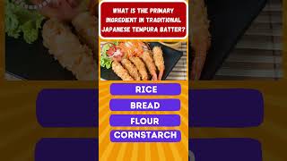 What is the primary ingredient in traditional Japanese tempura batter [upl. by Karlotta993]