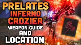 Prelates Inferno Crozier Heavy Weapon Guide And Location  Elden Ring Guide And Tips [upl. by Libbie]