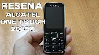 Alcatel One Touch 2005X REVIEW EN ESPAÑOL [upl. by Kasey]