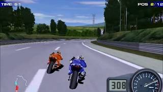 Moto Racer 2 PC HD 3laps race gameplay [upl. by Cornelie801]