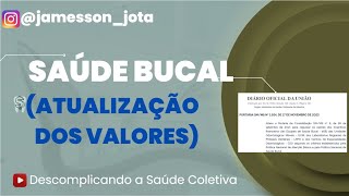 Atualização de recursos da saúde bucal Portaria 19242023 [upl. by Inahet]