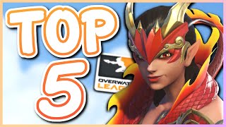 TOP 5 LEGENDARY OVERWATCH LEAGUE SKINS [upl. by Margareta]