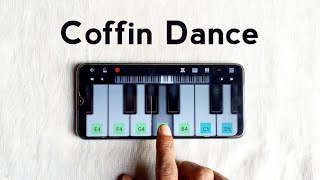 Coffin Dance  Easy Tutorial With Notes [upl. by Esdnyl]