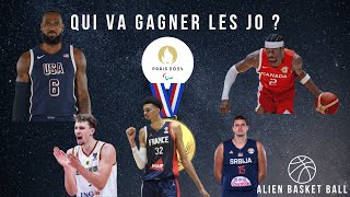 Mes Pronos pour les JO Paris 2024  Basketball Homme 55  Classement Qualifiés Power Ranking 🏀 [upl. by Sukul]