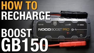 How to recharge your NOCO Boost GB150 [upl. by Halilad]