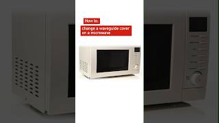 How to change a waveguide cover on a microwave microwave techsupport lifehack kitchentips en [upl. by Whallon]