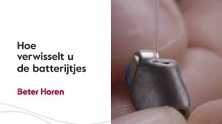 Hoe Vervang je Batterijen bij In Het Oor Hoortoestel Beter Horen [upl. by Johathan54]