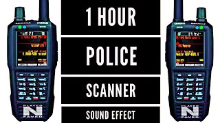 1 Hour Police Radio Chatter Sound Effect  Walkie Talkie Scanner Sounds  Royalty Free [upl. by Ocirema]