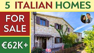 5 Stunning Homes for Sale in Italy 🇮🇹 Italian Dream Houses [upl. by Saleme]