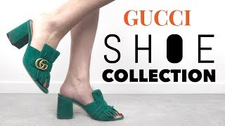 MY GUCCI SHOE COLLECTION  TRY ON  Mel in Melbourne [upl. by Tavie776]