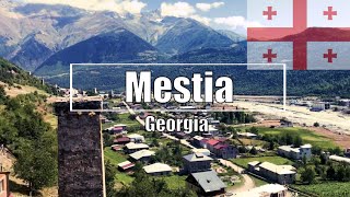 🇬🇪 Mestia Svaneti Georgia  Medieval Mountain Village [upl. by Buffo]