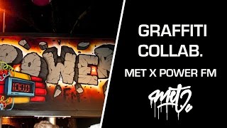 MET X POWER FM  Graffiti Decoration [upl. by Elinet557]