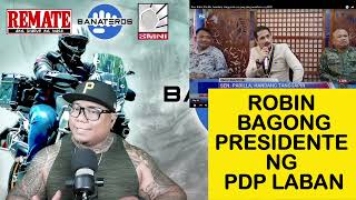 ROBIN BAGONG PDP LABAN PRESIDENT MAKIKIPAG ALYANSA SA PARTIDO NI BBM [upl. by Nilreb]