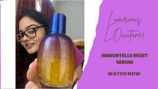 LOccitane Immortelle Reset Serum  My Thoughts [upl. by Shandeigh213]