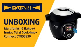 Multifunkčný tlakový hrniec Tefal Cook4me Connect CY855830  unboxing [upl. by Ellinnet104]