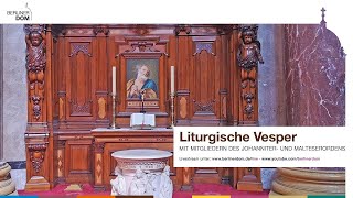 Liturgische Vesper am Petrusaltar am Montag 7 Oktober 19 Uhr [upl. by Ganiats]