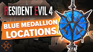 Resident Evil 4 Remake All Blue Medallion Locations [upl. by Neirda]