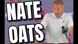 NATE OATS PREVIEWS 20232024 ALABAMA BASKETBALL SEASON  TALKS IMPACT OF TRANSFER PORTAL [upl. by Suisyola]