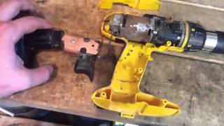 Dewalt DW 995 drill trigger replacement [upl. by Sewoll]