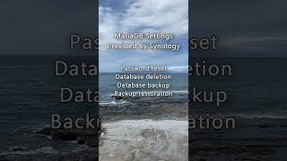 a Basic MariaDB Synology Tutorial [upl. by Leidgam483]