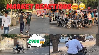 Taking my kawasaki z900 to market😍😱 public reactions on superbike🥵 [upl. by Aaronson292]