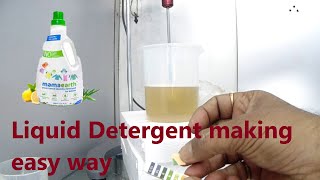 Liquid detergent making uncut video Liquid detergent making process Liquid detergent formulation [upl. by Morton671]