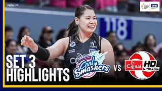 CREAMLINE vs CIGNAL  SET 3 HIGHLIGHTS  2024 PVL INVITATIONAL CONFERENCE  September 9 2024 [upl. by Latsryk]