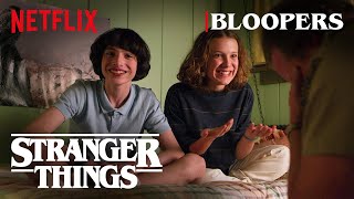 Stranger Things Season 3 Bloopers  Netflix [upl. by Nyliram]