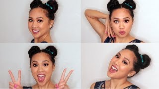 DOUBLE BUN HAIR TUTORIAL  Competition Edition [upl. by Hugo]