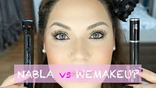 MASCARA BATTLE NABLA vs WEMAKEUP [upl. by Nosreh]