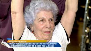 Idosos que praticam exercícios físicos podem viver até cinco anos a mais [upl. by Iggam]