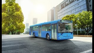 Onlinemotor Elektrobus von GAZ All electric bus GAZ [upl. by Maxia]