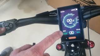 HowTo  Bafang Ultra Motor Full Color LCD Display Tutorial [upl. by Ayaladnot]