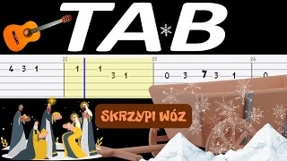 🎸 Skrzypi wóz  melodia TAB gitara 🎵 TABY I NUTY W OPISIE 🎼 [upl. by Roberta]