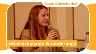 Sarah Schweizerhof «CareArbeit muss sichtbarer werden» Generationenforum Kinderfalle [upl. by Coffey272]