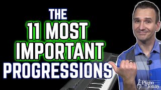 The 11 Most Important Piano Chord Progressions 🎶 [upl. by Laux144]