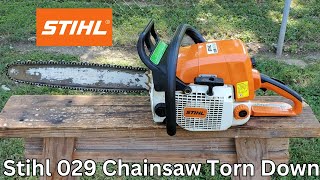 Stihl 029 Chainsaw tear down [upl. by Akcemat895]