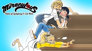 quotDESK BUDDIESquot Miraculous Ladybug Comic Dub [upl. by Ariamat553]