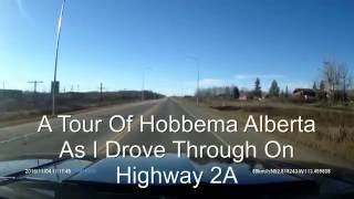 Driving through Hobbema Alberta on highway 2A [upl. by Bogosian]