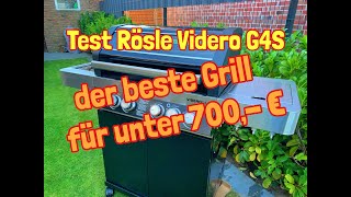 Der beste Gasgrill für unter 700 Euro Test Rösle Videro G4S  Westmünsterland BBQ [upl. by Poler178]