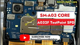 Test Point for SamSung A03 Core A032f TO hardreset and Remove FRP 2023 [upl. by Schacker]