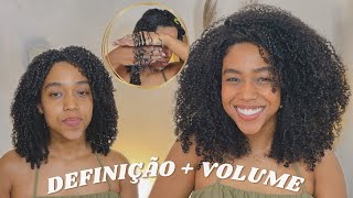 MELHOR FINALIZAÇÃO cabelo crespo e cacheado 🔥 [upl. by Suolhcin]