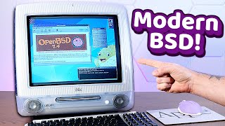 Installing OpenBSD on the Fastest iMac G3 [upl. by Petromilli]