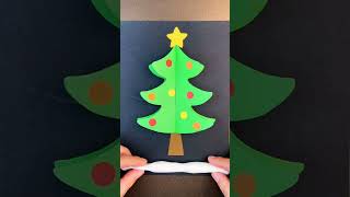 Make a beautiful threedimensional Christmas tree out of colored paper and clay [upl. by Japha61]