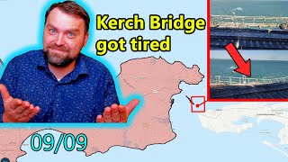 Update from Ukraine  Kerch Bridge got tired  Supply chaos for Ruzzia  Politics push Ukraine [upl. by Halle]