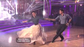 Maksim Chmerkovskiy amp Meryl Davis dancing Viennese Waltz on DWTS 5 12 14 [upl. by Trabue]