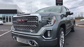 2019 GMC Sierra 1500 Denali Satin Steel Metallic EcoTec3 62L V8 10Speed Automatic 4D Crew Cab [upl. by Ahasuerus617]