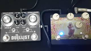 Duellist Overdrive VS Lovepedal COT Eternity Stack [upl. by Letniuq523]